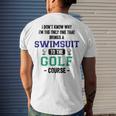 Swim At The Golf Course 74 Trending Shirt Men's Crewneck Short Sleeve Back Print T-shirt Gifts for Him