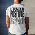 I Tested Positive For Swag-19 Men's Back Print T-shirt Gifts for Him