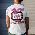 Thanks Portland Screw Texas Mind Your Own Uterus Men's Crewneck Short Sleeve Back Print T-shirt Gifts for Him