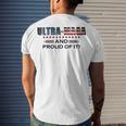 Ultra Maga And Proud Of It Antibiden Men's Crewneck Short Sleeve Back Print T-shirt Gifts for Him