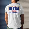 Ultra Maga And Proud Of It V11 Men's Crewneck Short Sleeve Back Print T-shirt Gifts for Him