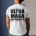 Ultra Maga And Proud Of It V25 Men's Crewneck Short Sleeve Back Print T-shirt Gifts for Him