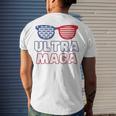 Ultra Maga V24 Men's Crewneck Short Sleeve Back Print T-shirt Gifts for Him