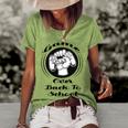 Game Over Back To School Women's Short Sleeve Loose T-shirt Green