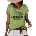 Hello Kindergarten V2 Women's Short Sleeve Loose T-shirt Green