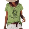 My Dog Stepped On A Bee V3 Women's Short Sleeve Loose T-shirt Green