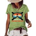 School Is Important But Skiing Is Importanter Women's Short Sleeve Loose T-shirt Green