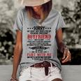 Freaking Awesome Boyfriend V2 Women's Short Sleeve Loose T-shirt Grey