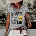 Good Bye School Hello Summer Women's Short Sleeve Loose T-shirt Grey