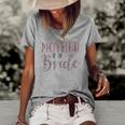 Wedding Shower For Mom From Bride Mother Of The Bride Women's Short Sleeve Loose T-shirt Grey