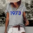 Womens Pro Choice 1973 Womens Roe - Prochoice Women's Short Sleeve Loose T-shirt Grey