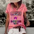Brother Of The Bowler Girl Matching Family Bowling Birthday Women's Short Sleeve Loose T-shirt Watermelon