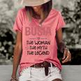 Busia Grandma Busia The Woman The Myth The Legend Women's Loose T-shirt Watermelon