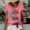Chaos Manager But You Can Call Me Mom Women's Short Sleeve Loose T-shirt Watermelon