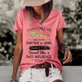 Foxy Grandma They Call Me Foxy Because Partner In Crime Women's Loose T-shirt Watermelon