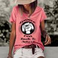 Game Over Back To School Women's Short Sleeve Loose T-shirt Watermelon