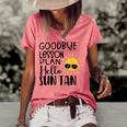 Good Bye School Hello Summer Women's Short Sleeve Loose T-shirt Watermelon