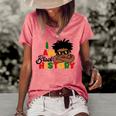 I Am Black History For Kids Boys Black History Month Women's Short Sleeve Loose T-shirt Watermelon