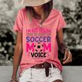 Im Not Yelling This Is Just My Soccer Mom Voice Funny Women's Short Sleeve Loose T-shirt Watermelon