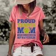 Proud Tennis Mom Funny Tennis Player Gift For Mothers Women's Short Sleeve Loose T-shirt Watermelon