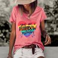 Rainbow Teacher - You Are A Rainbow Of Possibilities Women's Short Sleeve Loose T-shirt Watermelon
