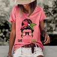 Save Afghan Girls Women's Short Sleeve Loose T-shirt Watermelon