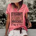 Straight Outta High School Class Of 2022 Graduation Boy Girl Women's Short Sleeve Loose T-shirt Watermelon