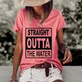 Straight Outta The Water - Christian Baptism Women's Short Sleeve Loose T-shirt Watermelon