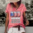 Warning The Girls Are Drinking Again 4Th Of July Women's Loose T-shirt Watermelon