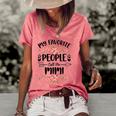 Womens My Favorite People Call Me Mimi Mothers Day Gifts Women's Short Sleeve Loose T-shirt Watermelon