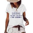 Beepa Beepa The Man The Myth The Legend Women's Loose T-shirt White