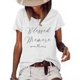 Blessed Memere Grandmother Grandma Life Women's Short Sleeve Loose T-shirt White