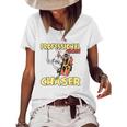 Chicken Farmer Professional Chicken Chaser Women's Short Sleeve Loose T-shirt White
