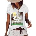 Does This Make Me Look Retired Funny Retirement Women's Short Sleeve Loose T-shirt White