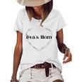 Evas Mom Happy Mothers Day Women's Short Sleeve Loose T-shirt White