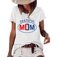 Grateful Mom Worlds Greatest Mom Mothers Day Women's Short Sleeve Loose T-shirt White