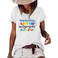 Last Day Autographs For Preschool Kids And Teachers 2022 Preschool Women's Short Sleeve Loose T-shirt White