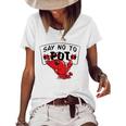 Louisiana Crawfish Boil Say No To Pot Men Women Women's Short Sleeve Loose T-shirt White