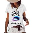 Marty Name Marty I Am Who I Am Women's Loose T-shirt White
