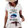 Micheal Name Micheal I Am Who I Am Women's Loose T-shirt White