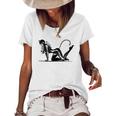 Sexy Catsuit Latex Black Cat Costume Cosplay Pin Up Girl Women's Short Sleeve Loose T-shirt White