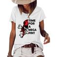 Time For A Mega Pint Funny Sarcastic Saying Women's Short Sleeve Loose T-shirt White