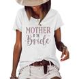 Wedding Shower For Mom From Bride Mother Of The Bride Women's Short Sleeve Loose T-shirt White
