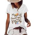 Womens My Favorite Chemical Engineer Calls Me Mom Proud Mother Women's Short Sleeve Loose T-shirt White