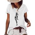 Zombie Pin-Up Girl Women's Short Sleeve Loose T-shirt White