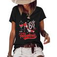 60 And Fabulous 60 Years Old Birthday Diamond Crown Shoes Women's Short Sleeve Loose T-shirt Black