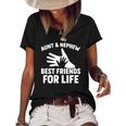 Aunt And Nephew Best Friends For Life Family Women's Short Sleeve Loose T-shirt Black