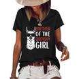 Brother Of The Birthday Girl Matching Birthday Outfit Llama Women's Short Sleeve Loose T-shirt Black