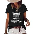 Christian Sayings For Men Or Women Faith Imperfectly Perfect Women's Short Sleeve Loose T-shirt Black