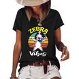 Dabbing Zebra Vibes Zoo Animal Gifts For Men Women Kids Women's Short Sleeve Loose T-shirt Black